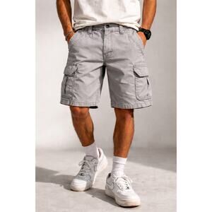 Carhartt Force Relaxed Fit Cargo Shorts Gray 32 Ripstop Utility